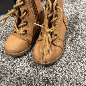 Carter's Tan Lace-Up Kids Boots